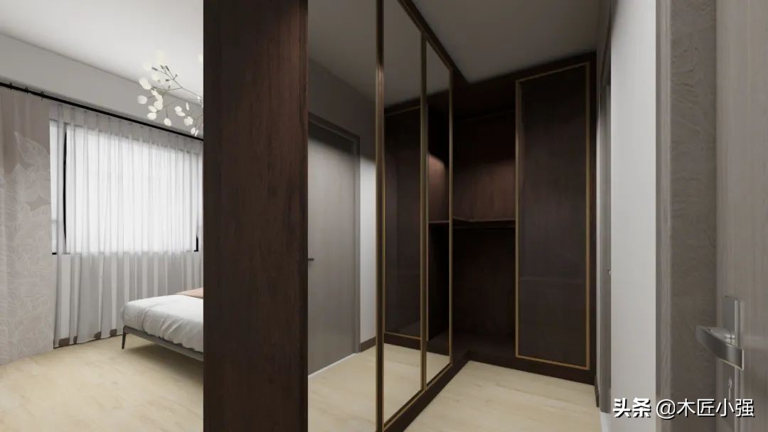 衣帽间玻璃移门轻奢,玻璃衣帽间轻奢