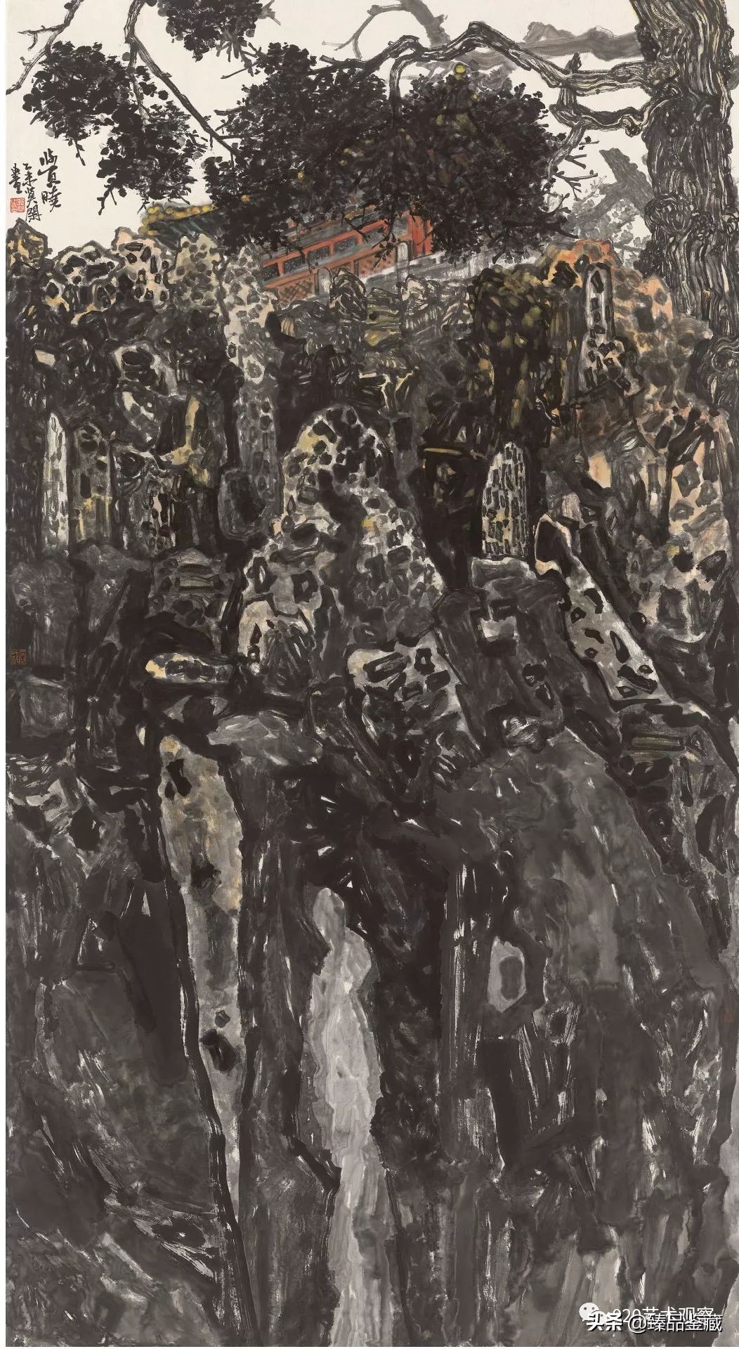 水墨花鸟画及赏析,中国画与西洋画赏析