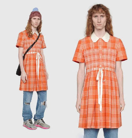 男生也有裙子吗,gucci男生穿的裙子