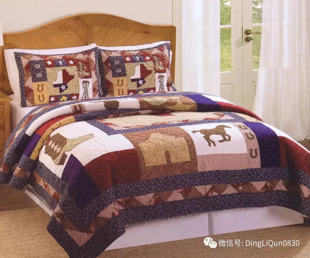 拼布三件套图片大全,拼布作品衣服