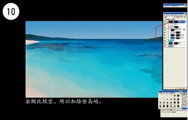 如何画大海用颜料,如何画大海简单又漂亮的画