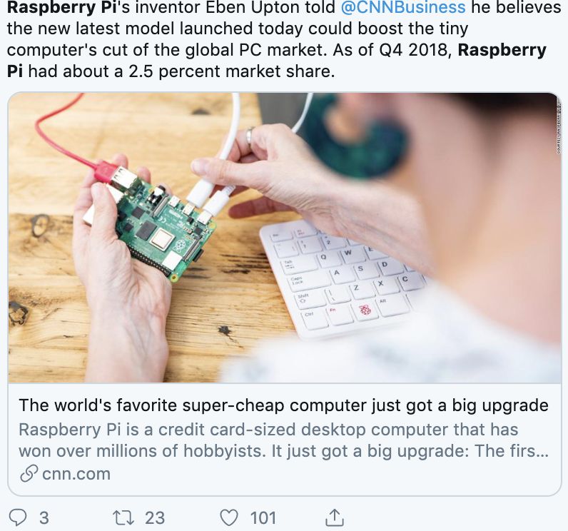 树莓派官方发布8gb内存版树莓派4,树莓派4发布价格