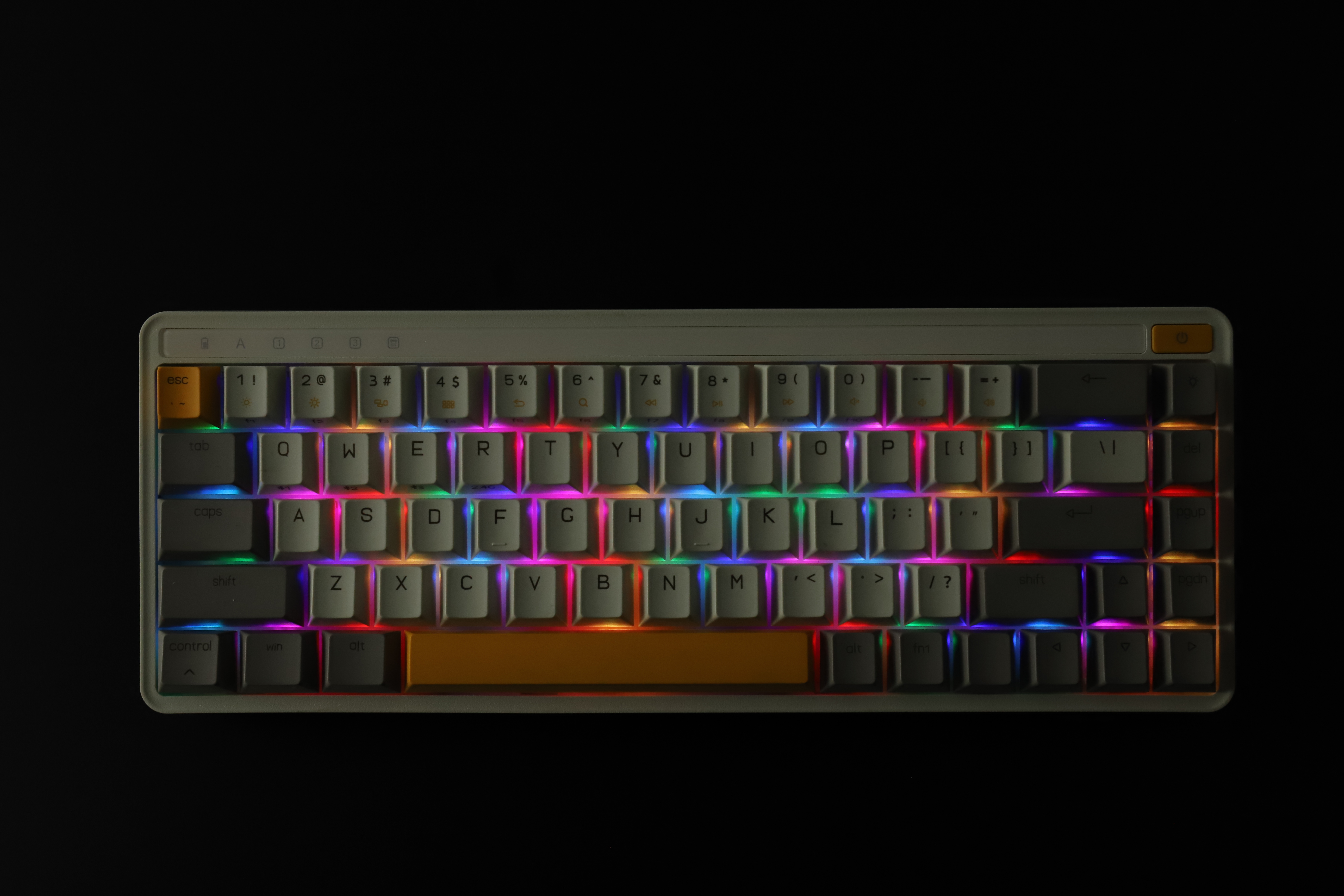 米物art三模机械键盘体验,米物art68键盘