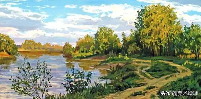 俄罗斯油画大师风景油画教程视频,俄罗斯维克多风景油画视频作品