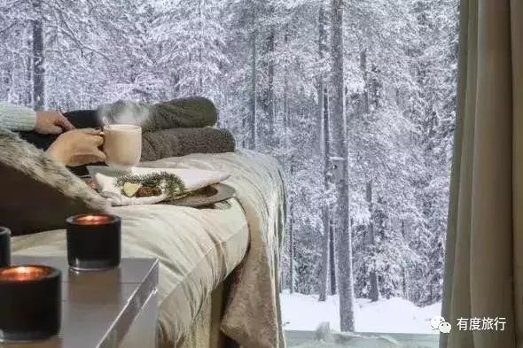 芬兰极光玻璃屋高清大图,芬兰玻璃屋极光横屏