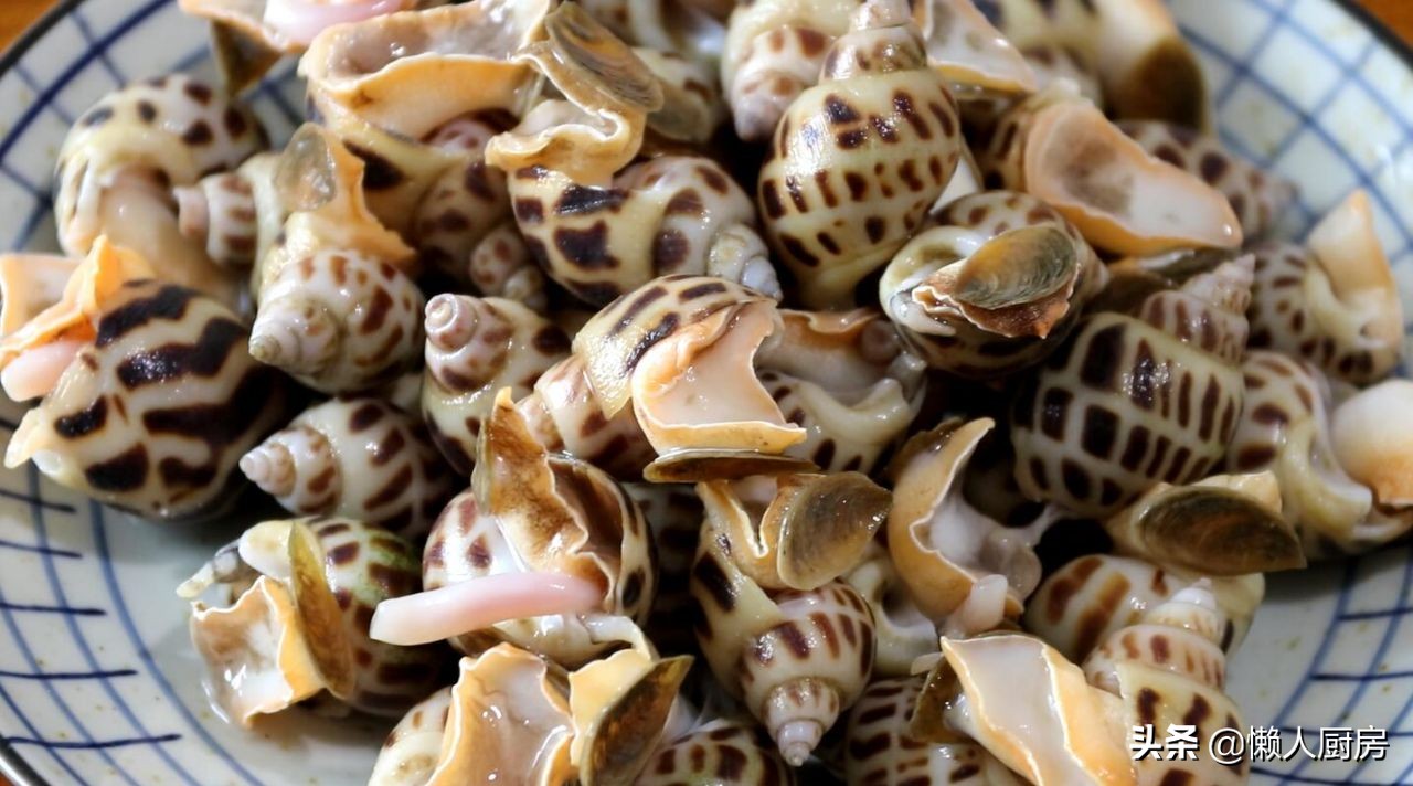 柠檬酸辣花螺,最简单盐焗花螺
