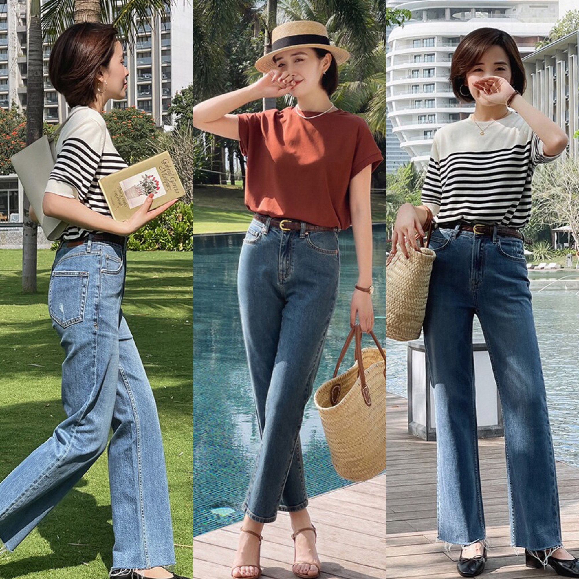 适合夏季的直筒裤,夏天必备的直筒裤有哪些