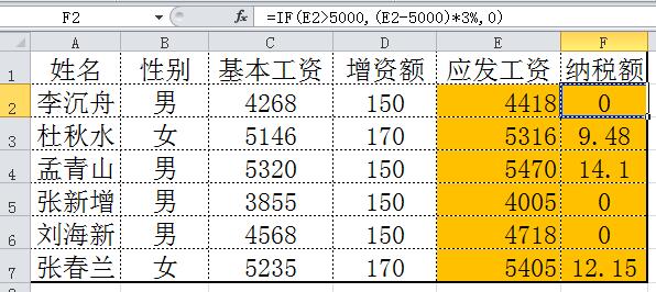 IF条件函数在Excel中的应用案例