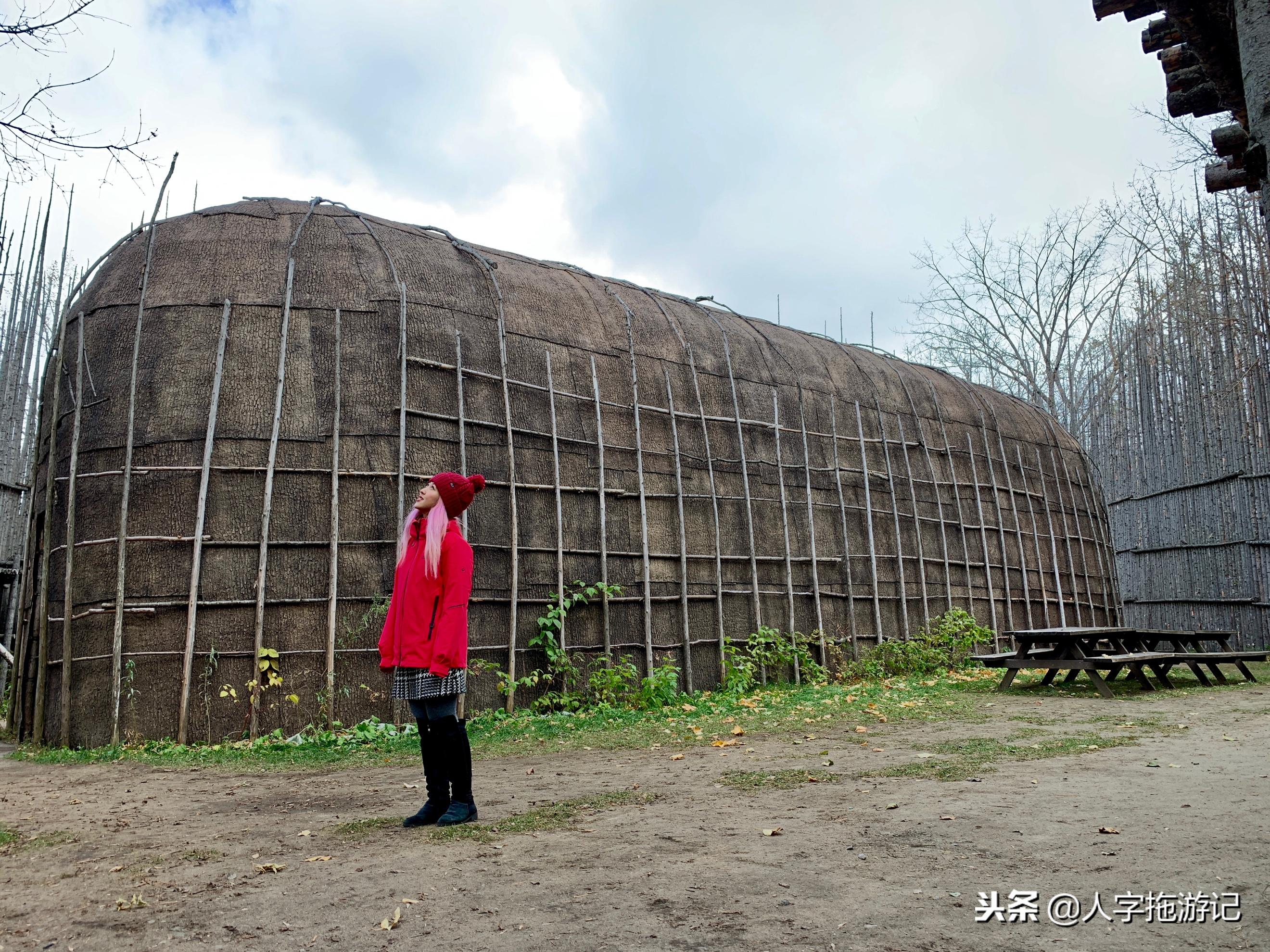 冬日极客,加拿大Wendake穿着狼爪去狼族
