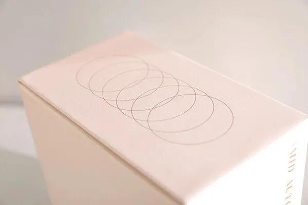 月饼礼盒港风包装设计图,白银月饼瓦楞纸礼盒包装设计