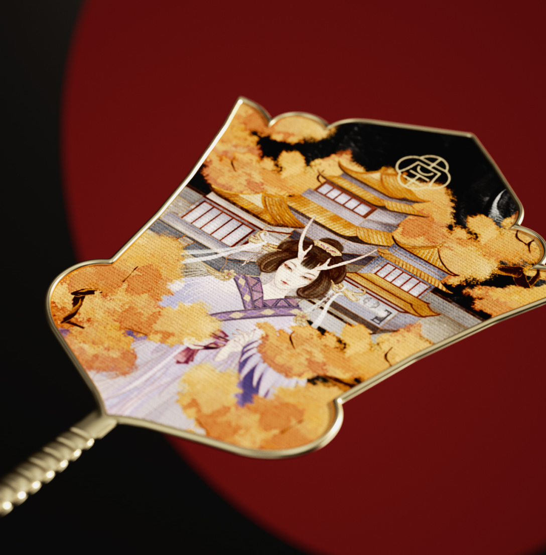 美妆品牌设计效果图,美妆品牌中国元素设计