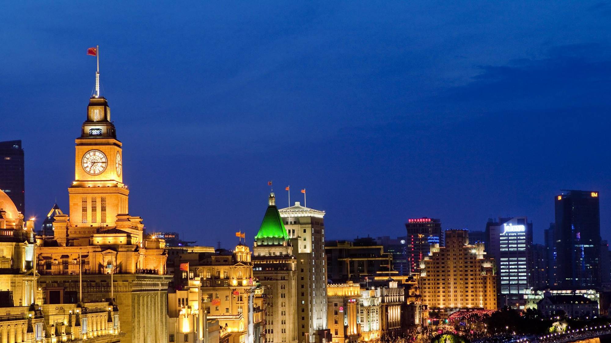 上海国际饭店建造历史影像,上海三大标志性建筑餐厅