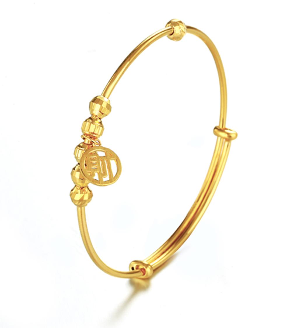 五克的5g黄金手镯,10克左右5g黄金手镯