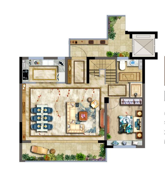 秦汉新城中梁壹号院别墅,秦汉新城中梁壹号院户型图