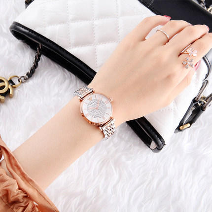 阿玛尼满天星金色手表布带,阿玛尼满天星送男友