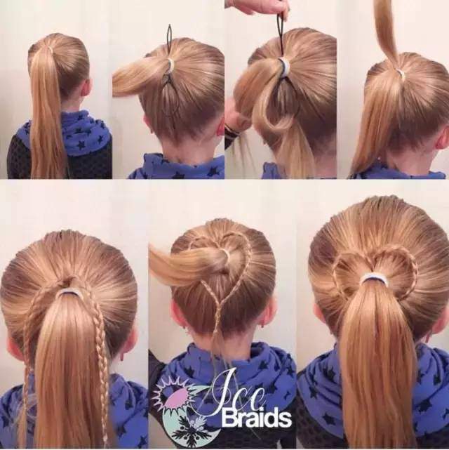 6-12岁公主头春节拜年编发,5款超美儿童简单容易上手编发