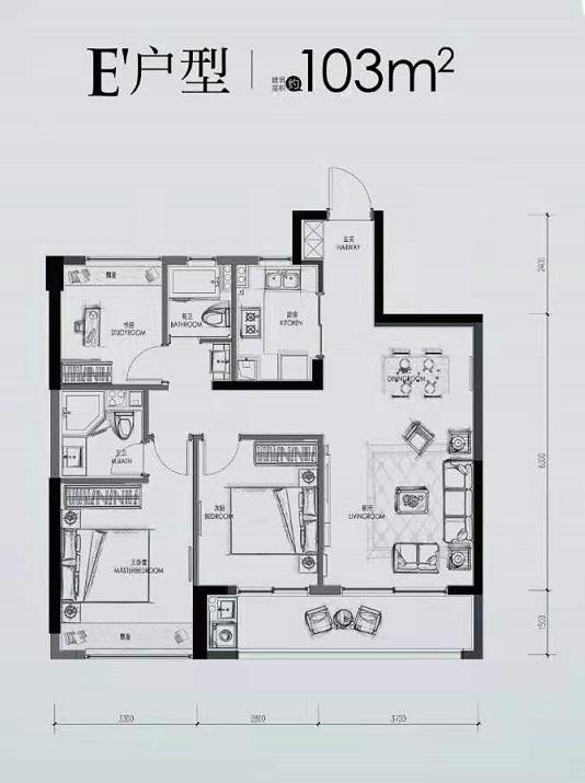 上城区最好的地铁楼盘,单价2万的房子推荐