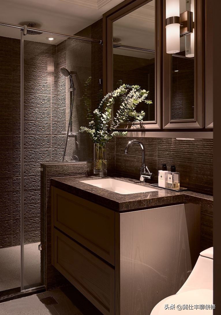 2020最流行石膏吊顶新中式设计图,四格子石膏线吊顶造型简单好看