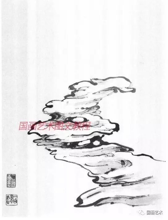 老春山水画基础技法,中国山水画技法教学王岳岗