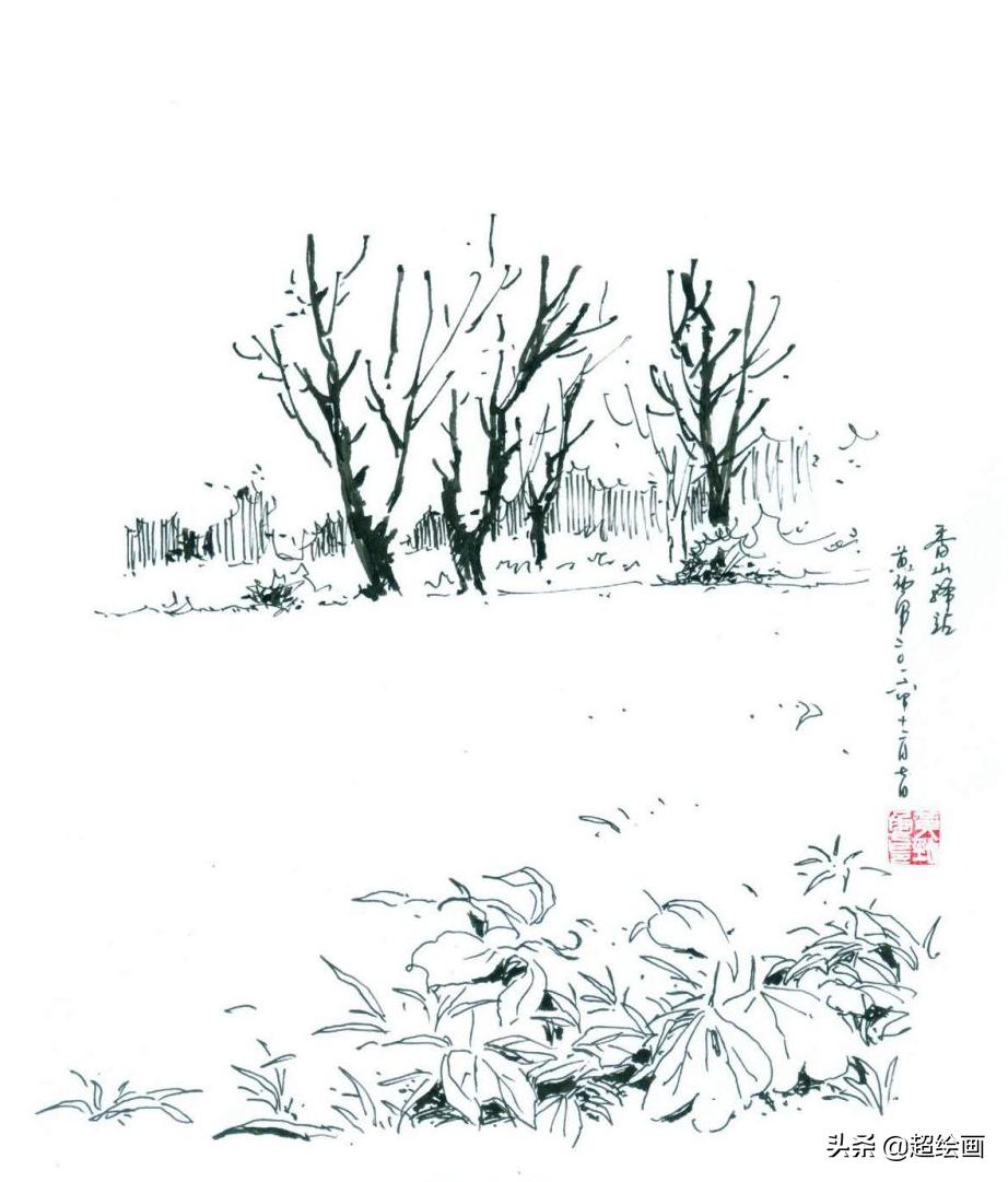 十大顶级钢笔画速写,钢笔速写100幅图片