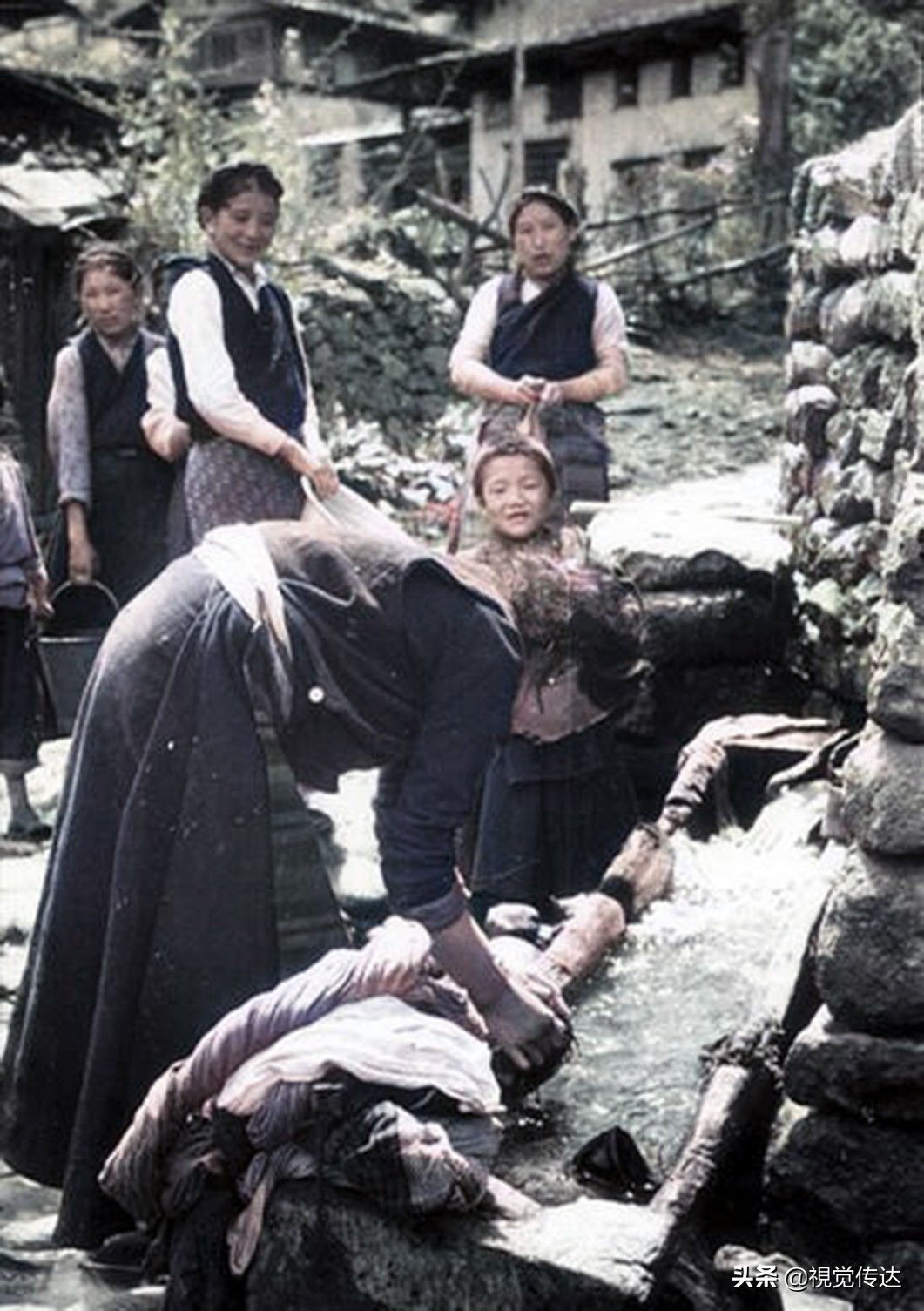 18张令人叹为观止的彩色老照片,令人震撼的65年前西藏高清彩照