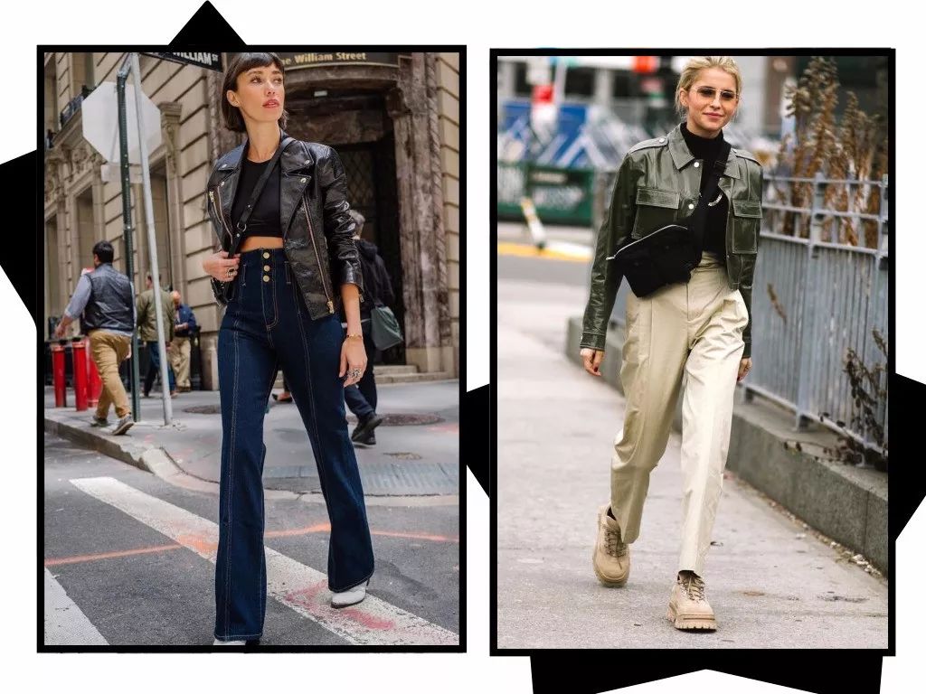 没想到皮夹克还有减龄的作用！“人间芭比”lisa和超模都在穿