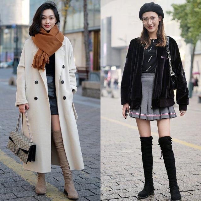 为什么你穿“过膝长靴”又土又老气？关键在这4个思路，学会准美
