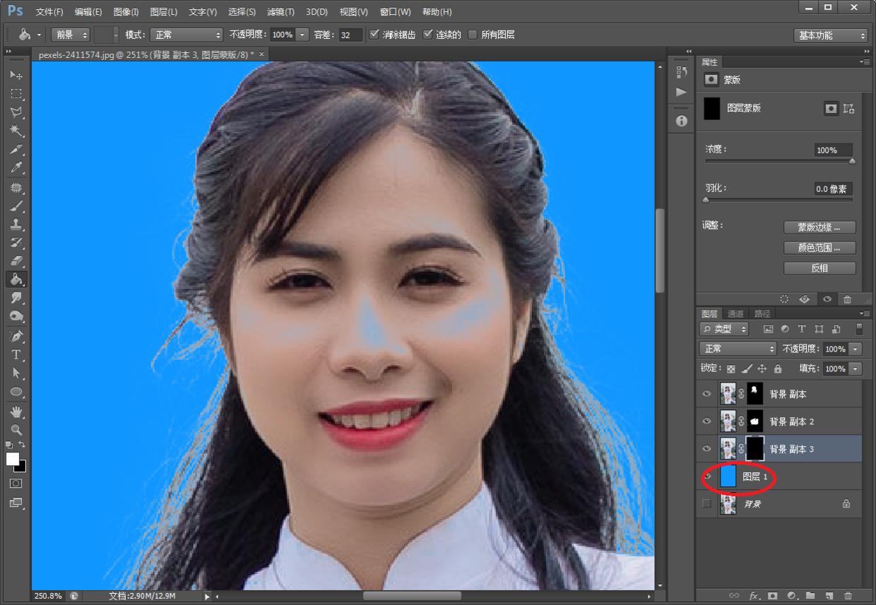 ps入门教程零基础证件照修图,ps基础教程证件照片修图