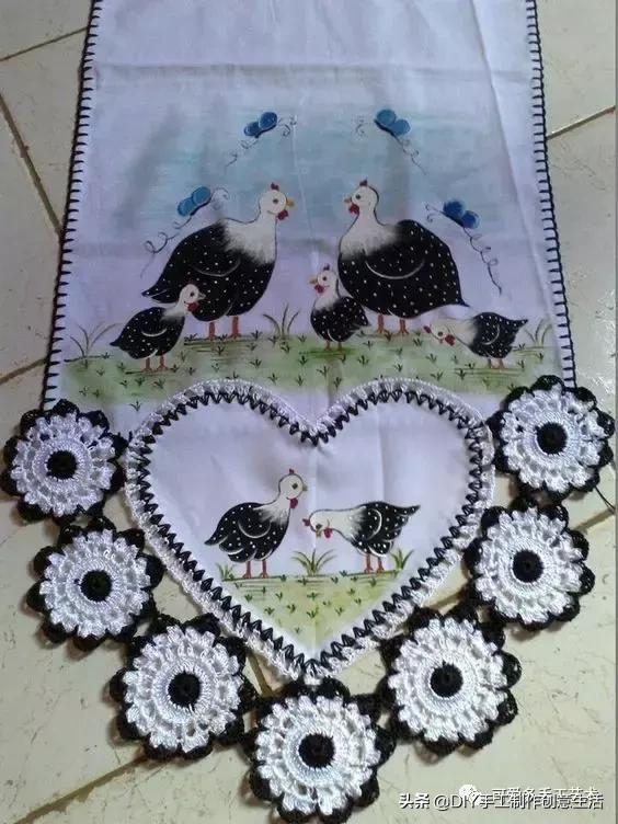 漂亮的钩针桌布衣,钩针钩织漂亮桌布衣图解