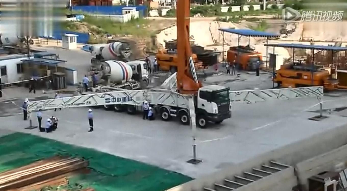 世界上最长的泵车400米图片,世界上最长的泵车400米图片高清