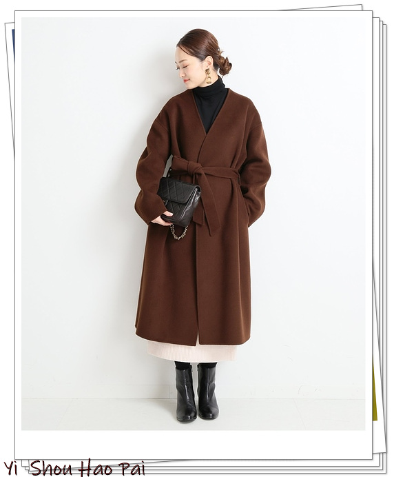 大衣没有领子怎么搭配,大衣领子没有型怎么定型