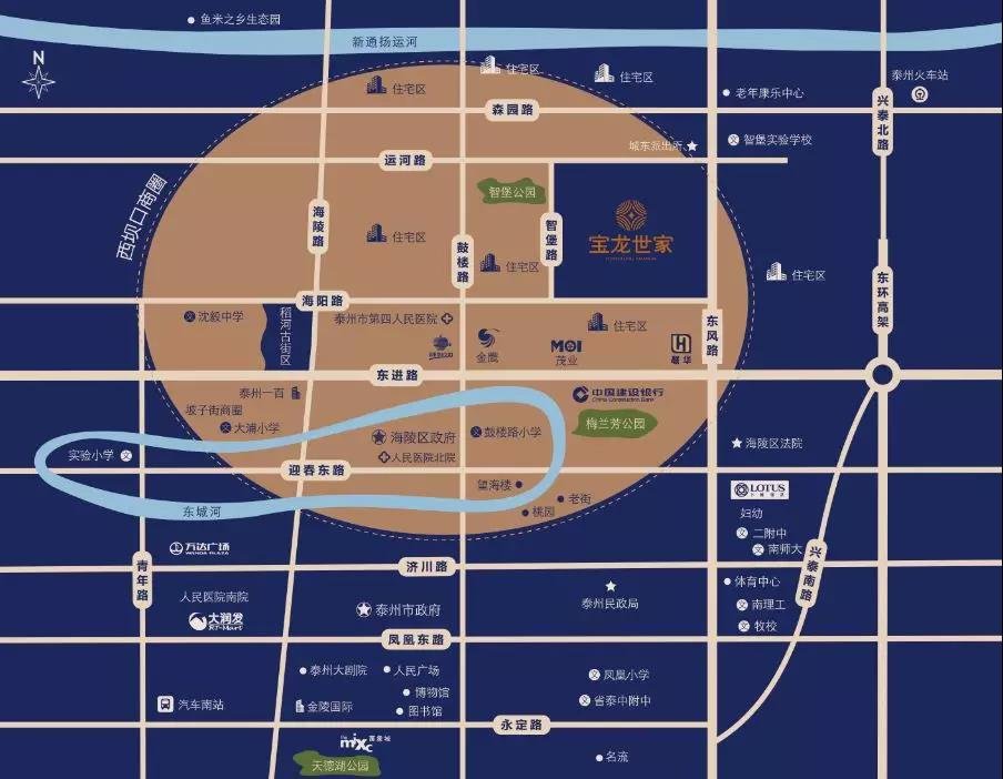 宝龙世家地段,城西宝龙世家