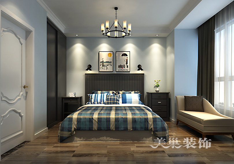 美巢郑州恒大御景湾装修效果图95平宜居风户型,能住三代5口人