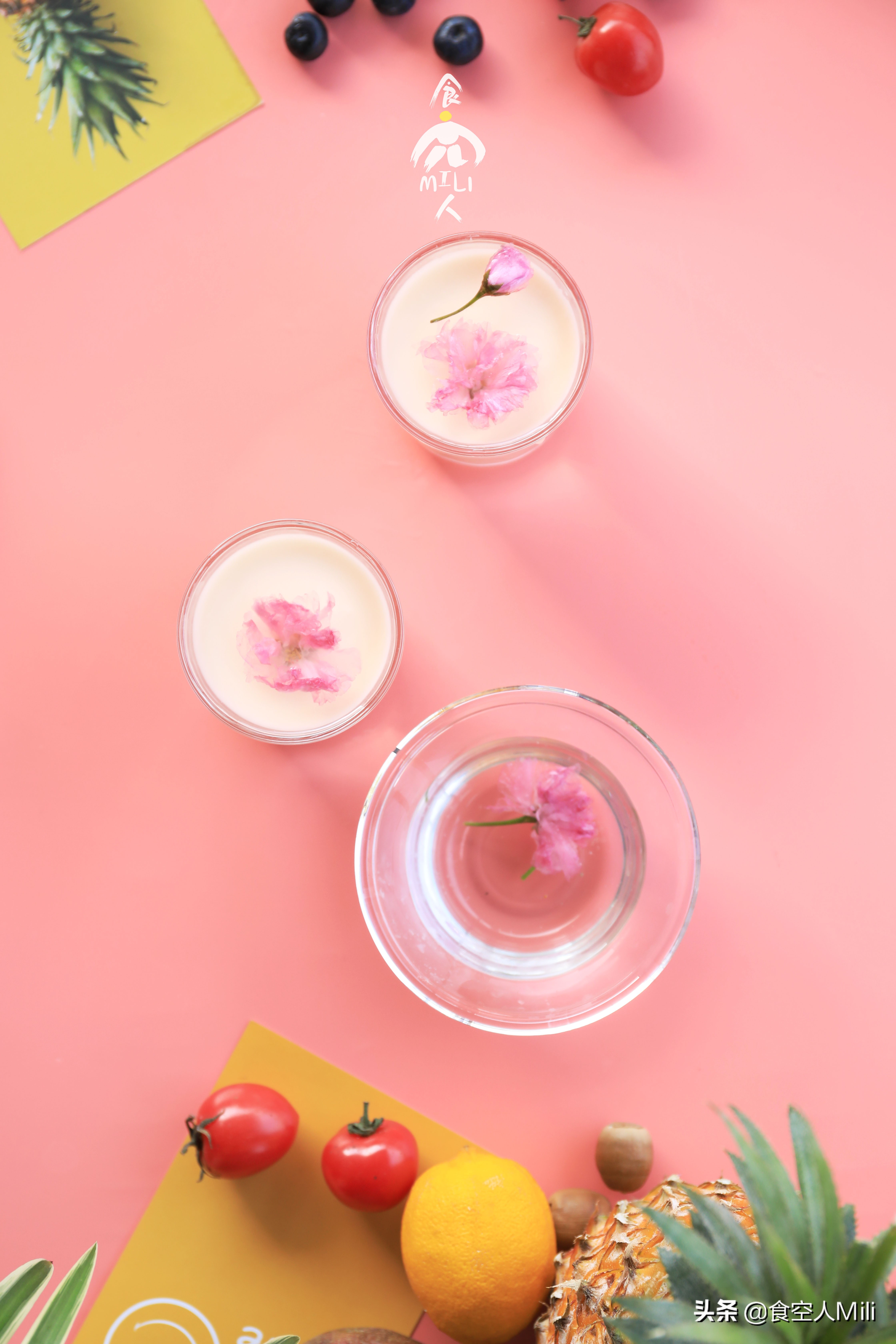 樱花芝士布丁,经典原味芝士布丁