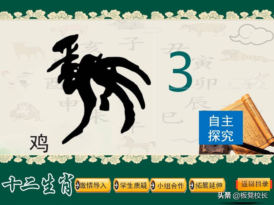 十二生肖公开课ppt素材可爱,优秀传统文化视频ppt讲解