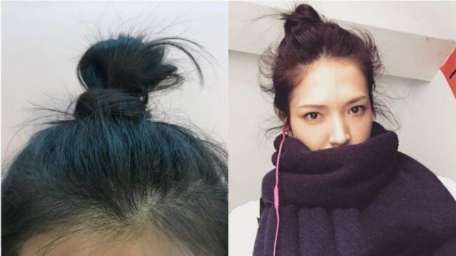 丸子头怎么扎蓬松不毛躁4个关键让丸子头不变炸毛狮子头