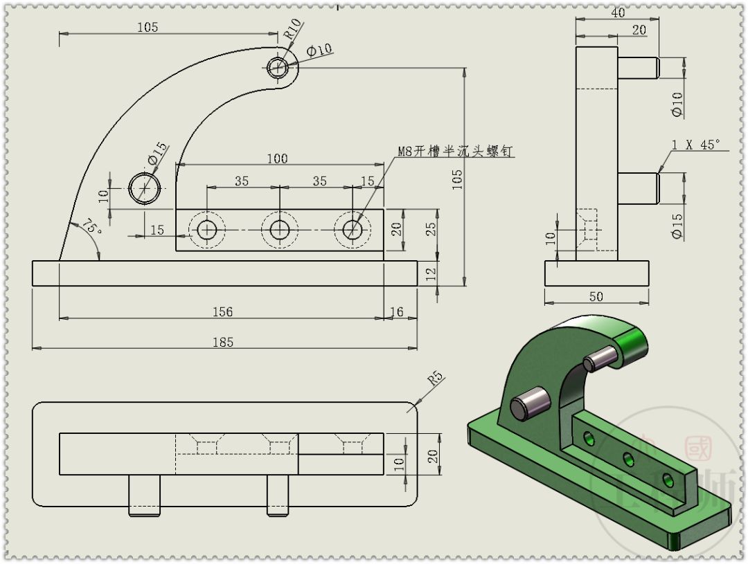 用solidworks设计机械臂夹爪,solidworks做连杆演示