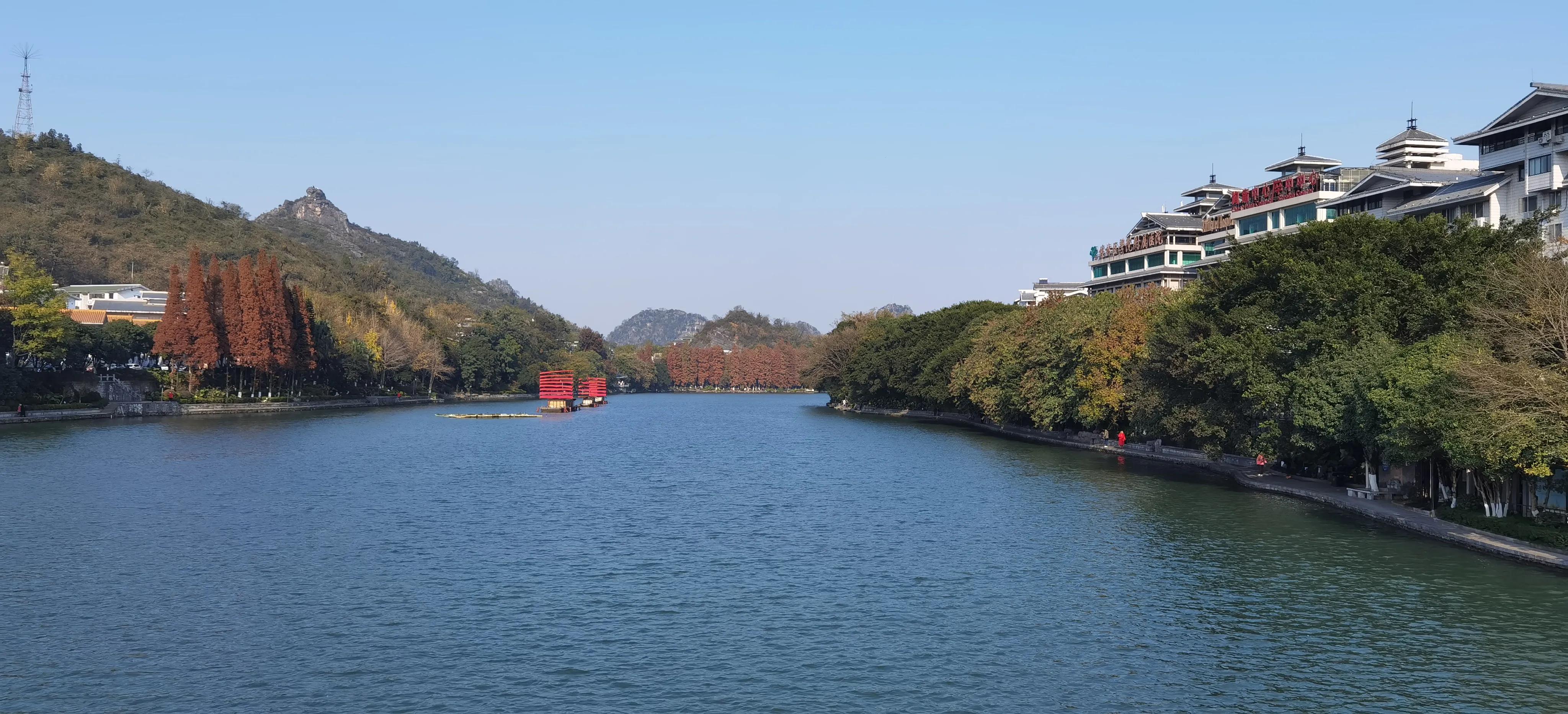 桂林：冬季到桂湖来看景