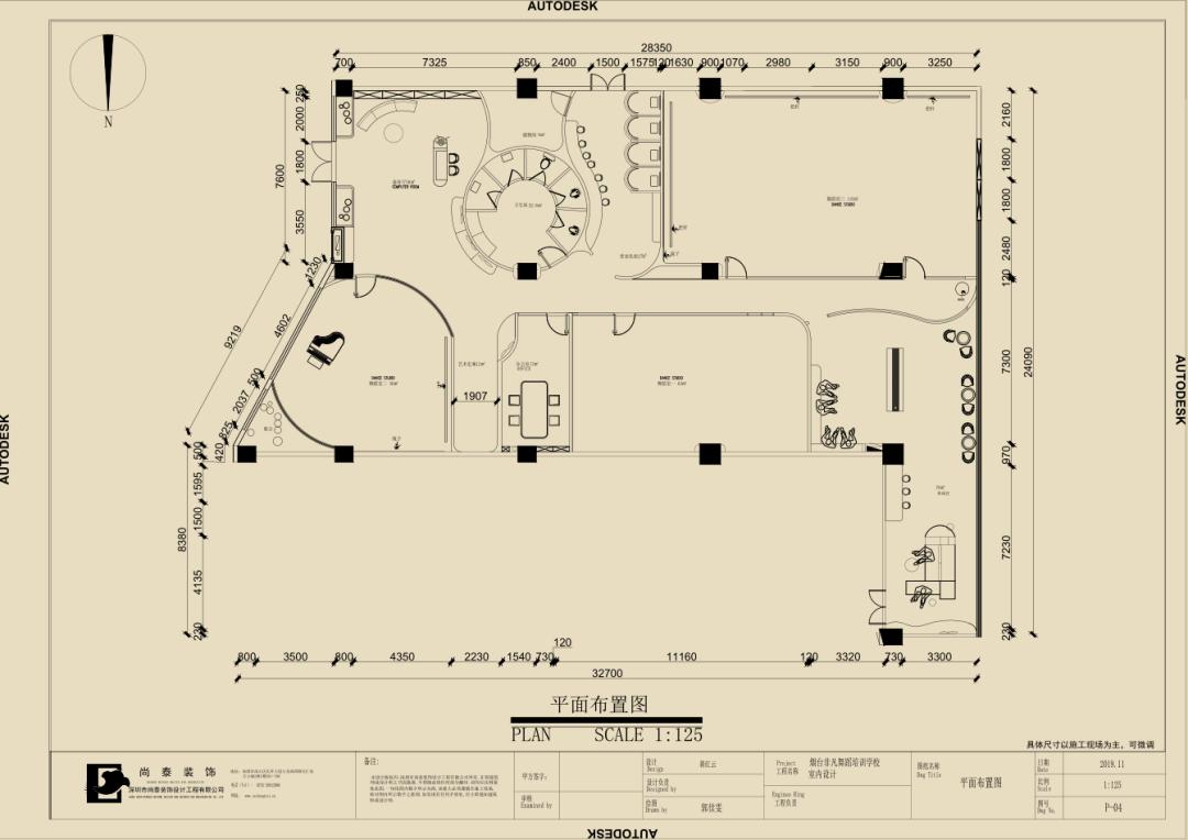 一线教培设计|500㎡舞蹈学校，来一场现实版的公主出逃城堡？