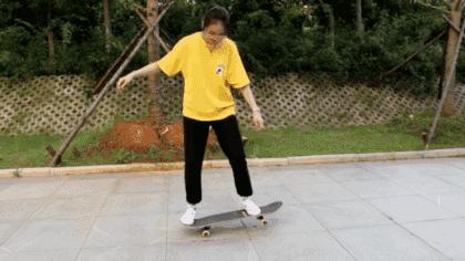 滑板ollie一般多久学会,滑板学习视频初学