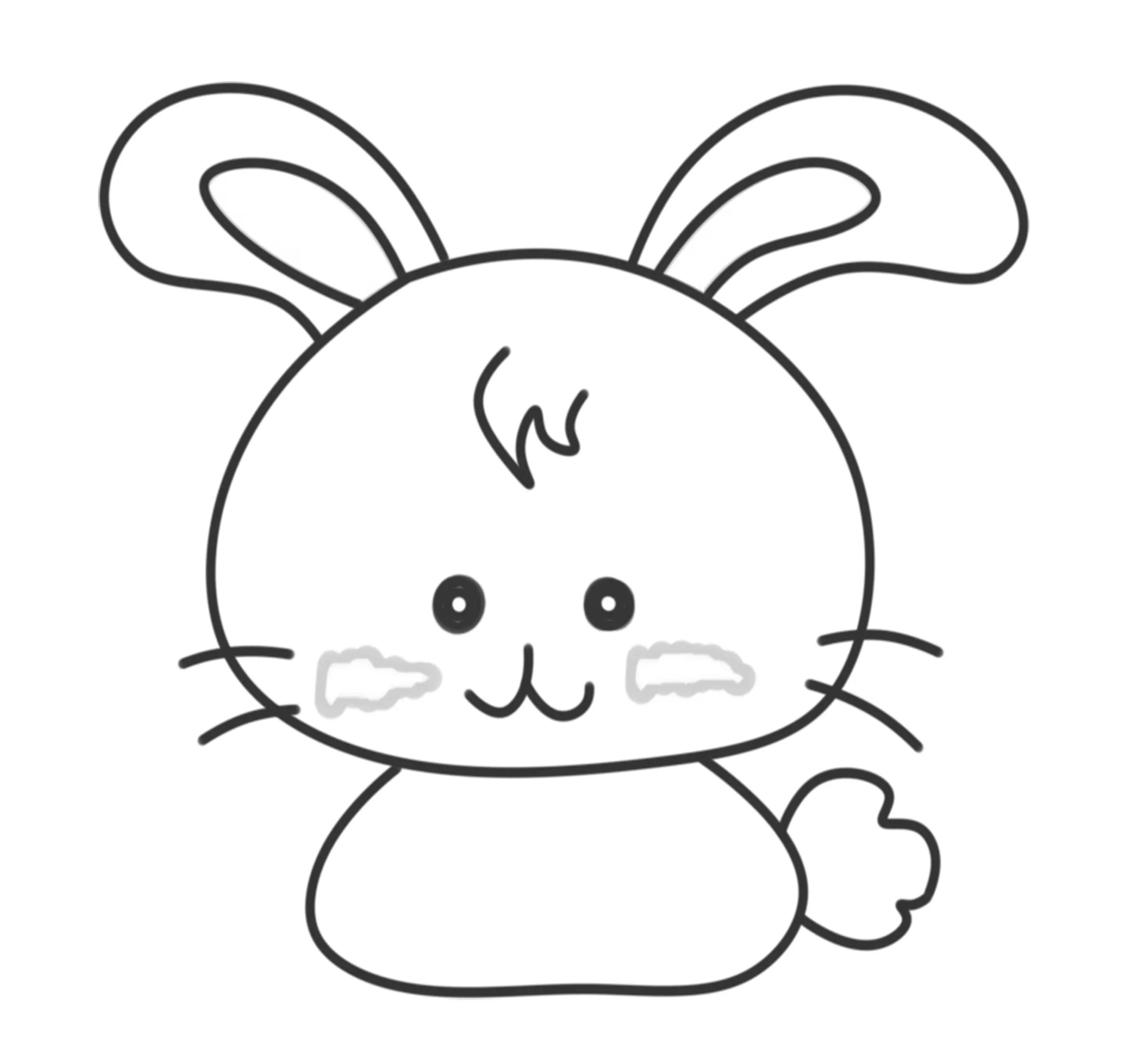 12生肖简笔画单个图片,12生肖简笔画全图图片