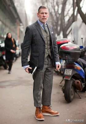 56岁尼克大叔穿衣,最会穿衣的老头尼克