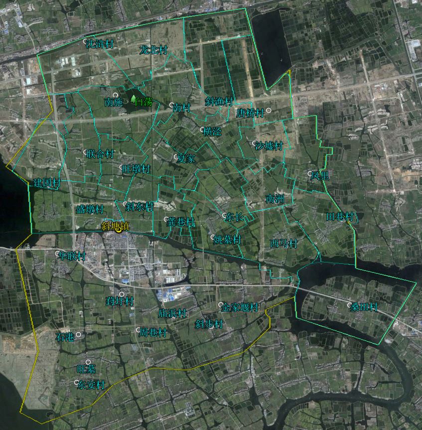 斜塘老街简介,斜塘村落