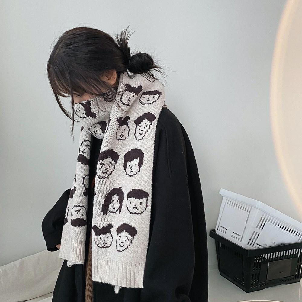 围巾臃肿难看,围巾臃肿