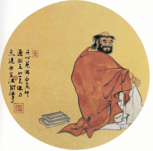 十八罗汉山水画欣赏,国画十八罗汉图片高清大图