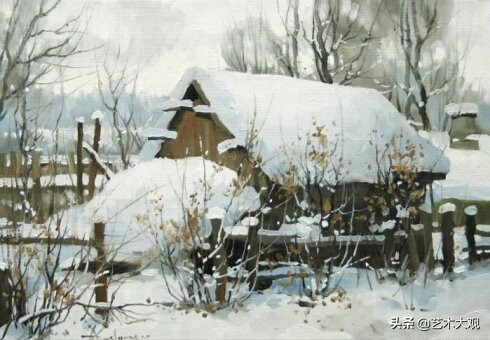 delbertgish风景油画作品欣赏,亚历山大尤扎科夫油画作品欣赏