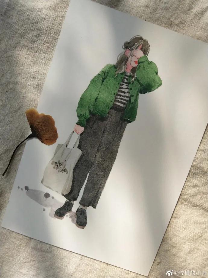 分享一组好看的小清新水彩插画,不来看看简单水彩小插画的教程吗