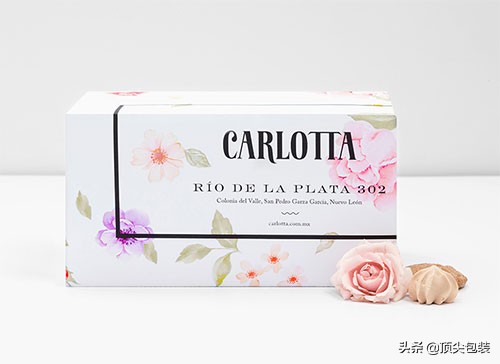 单独纹样花卉设计图案作业,以图形为主题形象的包装设计