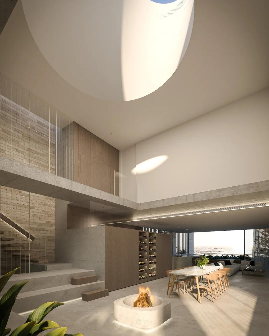 侘寂美学与极简主义别墅,极简极致轻奢的美学设计