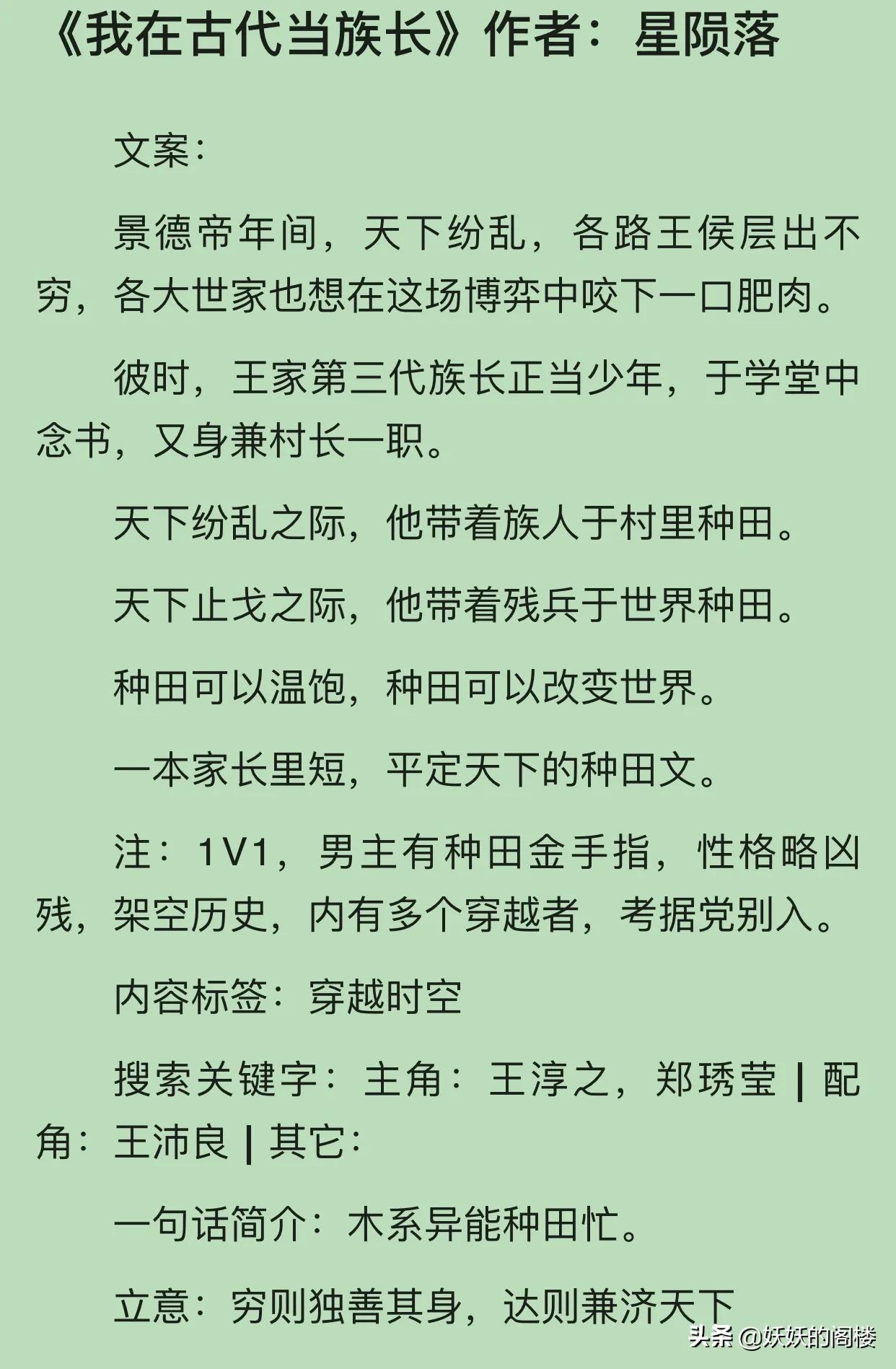 男主穿越到古代宠妻文,男主穿越到古代对男妻好的小说